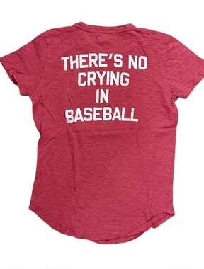 Boston Red Sox There's No Crying In Baseball Graphic T-Shirt